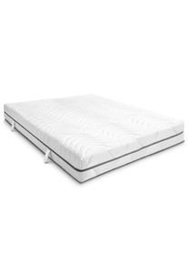 Colch&atilde;o viscoel&aacute;stico de 7 zonas Sleezzz Smart 200 x 200 cm, altura 18 cm, n&iacute;vel de firmeza H3 com espuma viscoel&aacute;stica de ar