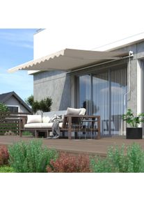 Gelenkarmmarkise Easy 2,5x2 m, hellbeige (Uni) | paramondo