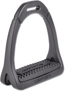 Compositi Premium Light Steigbügel, 1 Paar, 10cm, schwarz