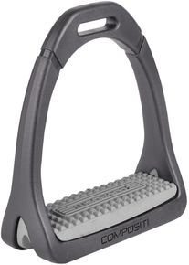 Compositi Premium Light Steigbügel, 1 Paar, 12cm, grau