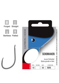 Jenzi gebundene Allround Barbless Schonhaken #14