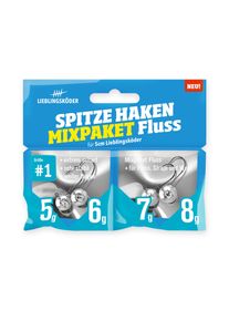 Lieblingskoder Spitze Haken #1 Mixpaket Fluss Jigheads | Jighaken