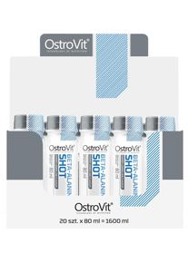 OstroVit Beta-Alanine Shot, 20 x 80 ml Shot, Cherry-Lemon-Lime