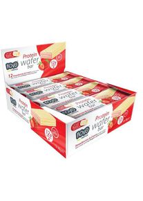 Novo Nutrition Protein Wafer Bar, 12 x 40 g Riegel, Strawberries & Cream
