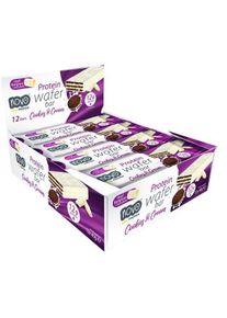 Novo Nutrition Protein Wafer Bar, 12 x 40 g Riegel, Cookies & Cream