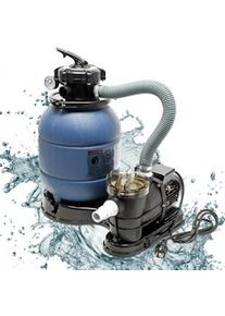 HELLOSHOP26 - Filtro a sabbia sistema di filtrazione pompa di filtrazione pompa piscina 6000 litri all'ora 16_0002466