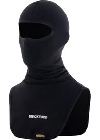 Oxford Deluxe Micro Fiber, pasamontañas , color: Negro , tamaño: Talla única