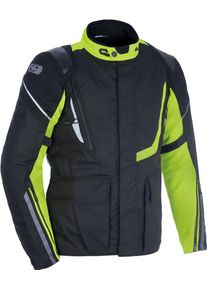 Oxford Montreal 4.0, veste textile imperm&eacute;able , couleur: Noir/Jaune N&eacute;on , taille: M