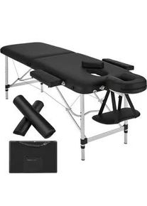 TecTake Massageliege 2 Zonen, 210 x 95 x 89 cm,schwarz , Schwarz , Metall , 95x89x210 cm , Freizeit, Wellness, Körperpflege, Wohlfühlprodukte