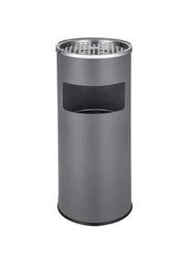 TecTake Standaschenbecher ,25 x 61 cm,anthrazit , Anthrazit , Metall , Zylindrisch , Essen & Trinken, Barausstattung