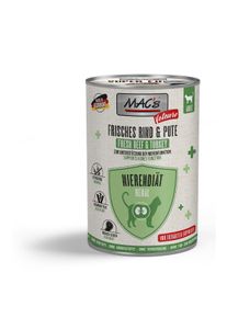 6x400 g MAC's CAT Vetcare Nierendiät Rind & Pute