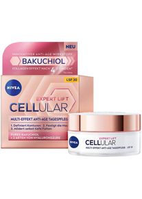 Nivea , Tagescreme »CELLULAR Expert Lift Tagespflege LSF 30«, Retinol-Alternative, mildert tiefe Falten. , 50ml , LSF 30 UVA/UVB-Schutz zur...