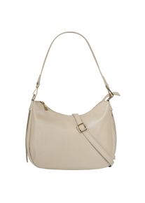 CLUTY , Umhängetasche, echt Leder, Made in Italy , beige