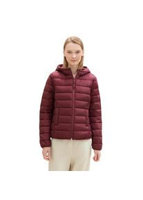 Tom Tailor Denim , Steppjacke, mit Kapuze, mit Kapuze , deep wine red , XXL (44) , XXL (44) , Steppjacke von Tom Tailor Denim