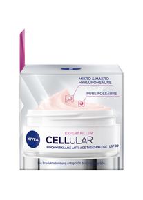 Nivea , Tagescreme »CELLULAR Expert Filler Tagespflege LSF 30«, Anti-Age Wirkstoffe, LSF 30, für straffere und prallere Haut. , 50ml , Polstert die...