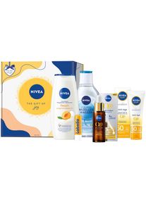 Nivea , Pflege-Geschenkset »The Gift of Joy«, (5 tlg., Geschenkset), Mildert und beugt Falten vor, spendet Feuchtigkeit, LSF 50. , 5tlg , Nivea...