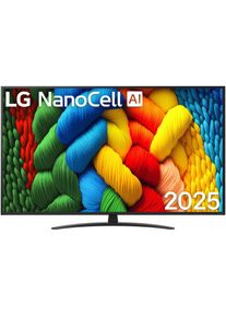LG , LED-Fernseher »65NANO81T6A«, 4K Ultra HD, Smart-TV , schwarz , Leistungsstarker α5 Gen7 4K AI-Prozessor mit 4K Upscaling und Dynamic Tone...