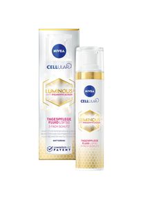 Nivea , Gesichtsfluid »LUMINOUS630 ANTI-PIGMENTFLECKEN Tagespflege Fluid LSF50«, Beugt Neuentstehung vor, spendet Feuchtigkeit, mit Hyaluronsäure....