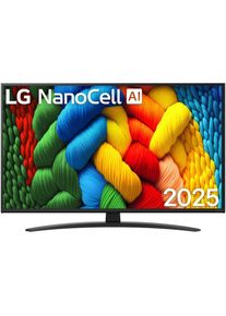 LG , LED-Fernseher »43NANO81T6A«, 4K Ultra HD, Smart-TV , schwarz , Leistungsstarker α5 Gen7 4K AI-Prozessor mit 4K Upscaling und Dynamic Tone...