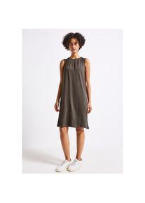 Street One , Jerseykleid mit Raffung , nomad brown , N-Gr , 44 -N-Gr , 44 , Kleid von Street One