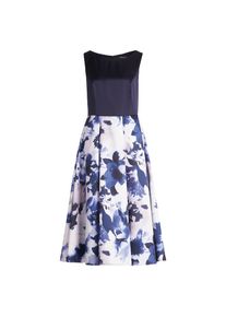 Vera Mont, Damen, Cocktailkleid &raquo;Cocktailkleid mit ausgestelltem Rock&laquo;, Patch Dark Blue/Dark Blue, EURO, 46 -EURO, Patch Dark Blue/Dark Blue, Passform