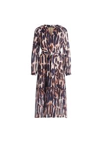 Betty Barclay, Damen, Midikleid &raquo;Stufenkleid langarm&laquo;, Dark Blue/Ros&eacute;, EURO, 38 -EURO, Dark Blue/Ros&eacute;, Passform: L&auml;ssig