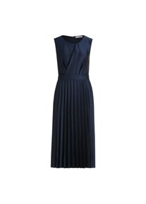 BETTY & CO Betty&Co, Damen, Chiffonkleid &raquo;Chiffonkleid mit Plissee&laquo;, Dunkelblau, EURO, 36 -EURO, Dunkelblau, Passform: Figurumspielend