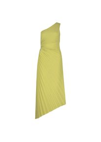 Vera Mont , Abendkleid »Abendkleid im Glitzer-Look« , Posh Lemon , 34 , 34 , Passform: Asymmetrisch