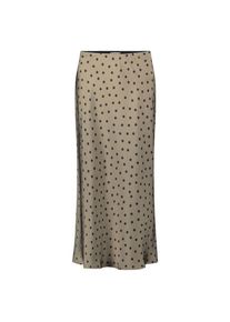 Vera Mont, Damen, Satinrock &raquo;Satinrock mit Print&laquo;, Khaki/Schwarz, 42, Khaki/Schwarz, Passform: Gerade