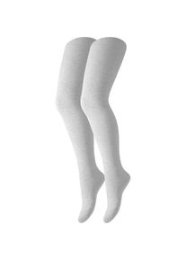 s.Oliver , Strumpfhose »essentials«, (2er Pack), mit nahtloser Verarbeitung , grey , 110 (116) , 110 (116) , Strumpfhose von s.Oliver