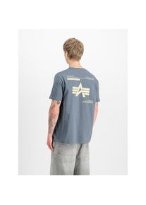 Alpha Industries, Herren, Rundhalsshirt &raquo;Label T BP&laquo;, denim blue, M, denim blue, Modisches Shirt von Alpha