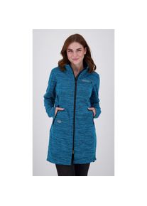 DEPROC Active , Strickfleecejacke »ELMSDALE LONG WOMEN«, auch in Großen Größen erhältlich , blue , 40 (M) , 40 (M) , Angenehm wärmend-gebondetes...