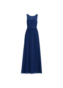 Vera Mont , Cocktailkleid »Abendkleid mit Spitze« , Festival Blue , EURO , 36 -EURO , 36 , Passform: Ausgestellt