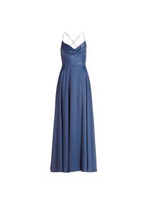 Vera Mont, Damen, Abendkleid &raquo;Abendkleid mit Wasserfallausschnitt&laquo;, Blue Stone, EURO, 36 -EURO, Blue Stone, Passform: Figurumspielend