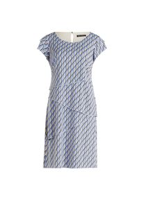 Betty Barclay , Jerseykleid »Jerseykleid mit Stufen« , Blau/Weiß , EURO , 44 -EURO , 44 , Passform: Figurumspielend