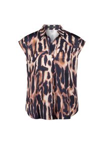 Betty Barclay, Damen, Satinbluse &raquo;Satin-Bluse mit Kragen&laquo;, Dark Blue/Ros&eacute;, 42, Dark Blue/Ros&eacute;, Passform: Figurumspielend