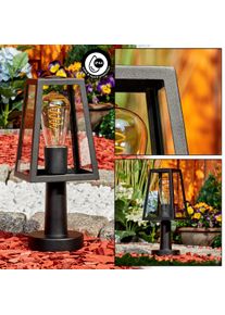 hofstein Juanico Poste de Jardín Negro, 1 luz