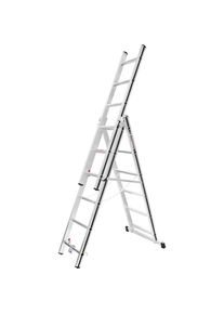 Hymer Aluminium reformladder, basismodel, 3 x 6 sporten, max. werkhoogte 4,60 m