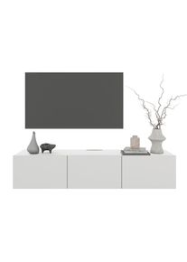 Hom´in Hom`in Lowboard , Weiß , Holzwerkstoff , 180x36.7x42 cm , hängend , Wohnzimmer, TV Möbel, Lowboards, Lowboards