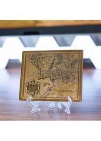 Der Herr Der Ringe - Mittelerdekarte Replik mit Präsentationsdisplay