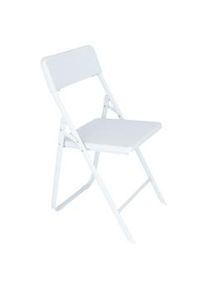 Aranaz Silla plegable delta blanca - pack 4 unidades