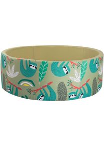 KNORRTOYS Bällebad »Soft, Faultier« Mit 150 Bällen grey/white/transparent, Made in Europe in blau