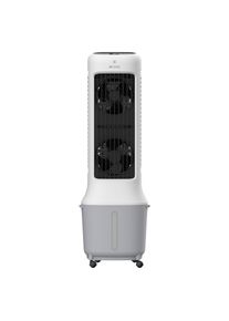 BE COOL Standventilator »Premium Turmluftkühler mit Wifi und abnehmb. 10l Tank« 24 Geschwindigkeitsstufen, abnehmbarer Wassertank, WiFi in grau