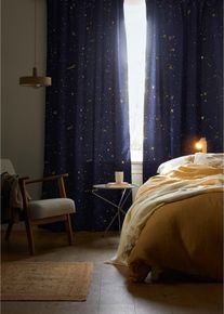 bonprix Ropa de cama con aspecto de lino, rojo, 1x 80/80 cm, 1x 135/200 cm