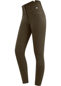 ELT Mathilda Glam High Waist Reithose, grünbraun, 34
