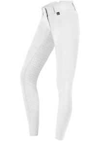 ELT Micro Sport Silikon High Waist Reithose, weiß, 42