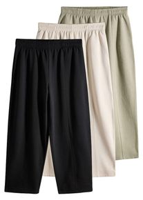 The Set Pantaloni Femei bej, verde, negru, Mărimea XL