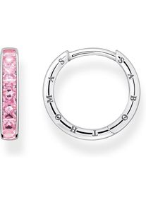 Thomas Sabo Ohrringe Damen pink, silber Größe One Size