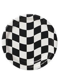 8 assiettes en papier Racing Team 17cm
