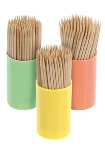 Amscan Set di 450 stuzzicadenti in legno per buffet Party (10er Multipack)